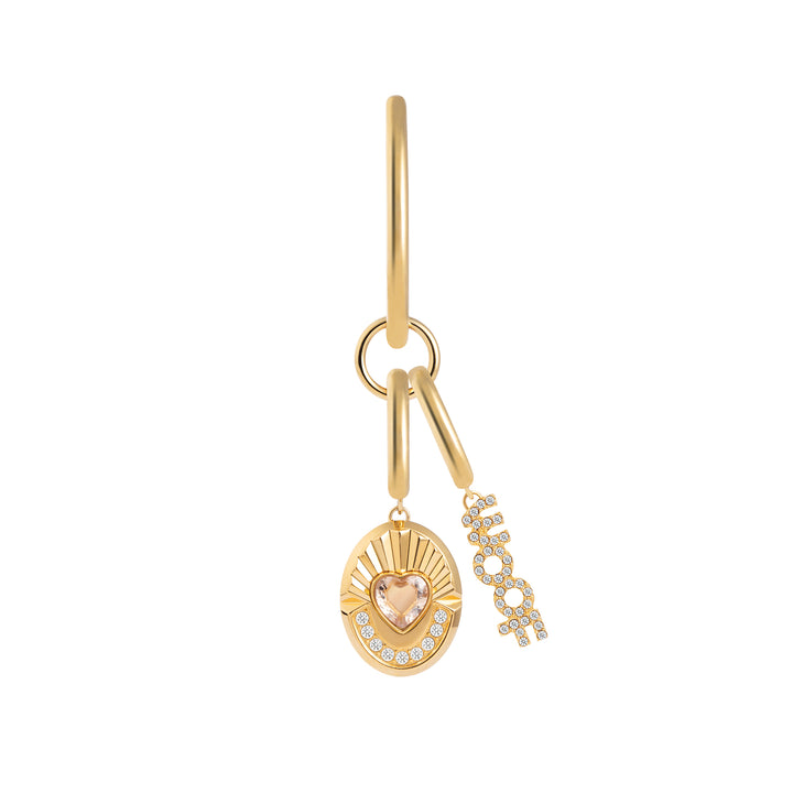 PET IT ON Amuleto - Etiqueta Oval + Woof