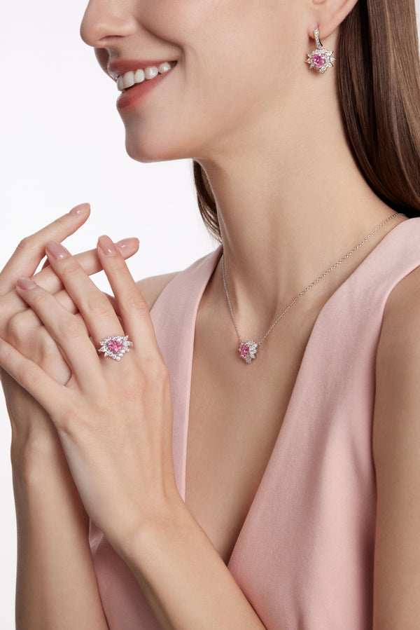 Fresco Bubbles Flamingo Pink Ring - ARTĒ Madrid