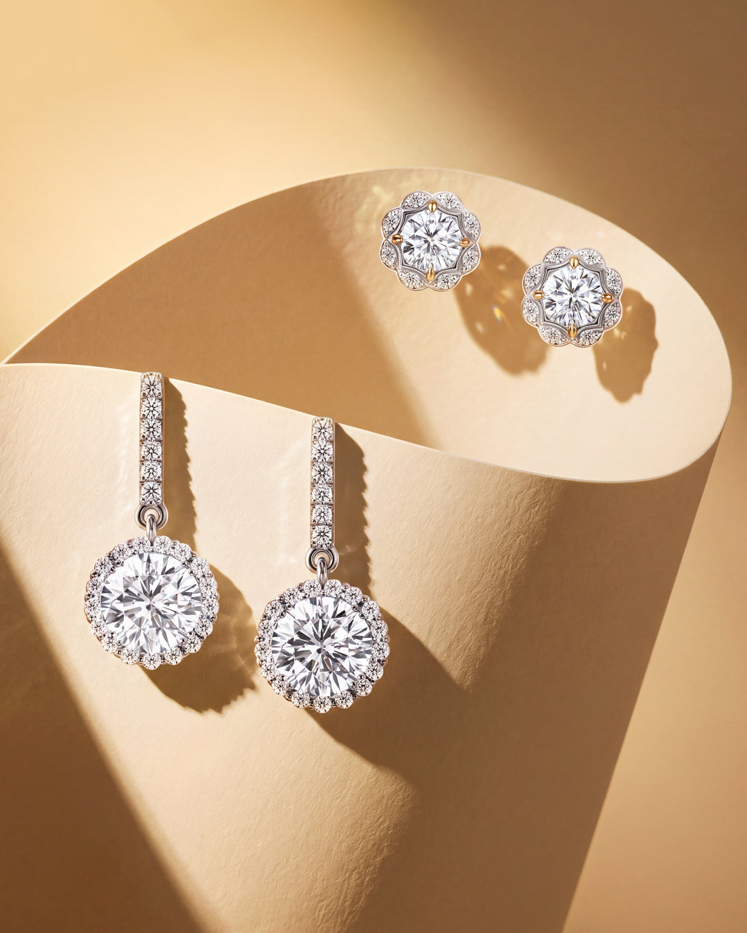 SIMPLE Round Drop Earrings