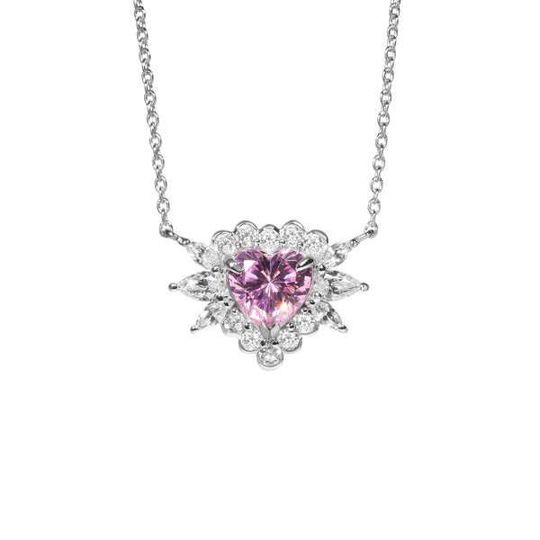 Fresco Bubbles Flamingo Pink Necklace - ARTĒ Madrid