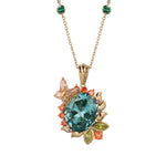 VIVIANA Whimsical Blooms Necklace