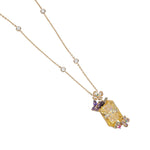 VIVIANA Royal Bed of Flowers Necklace
