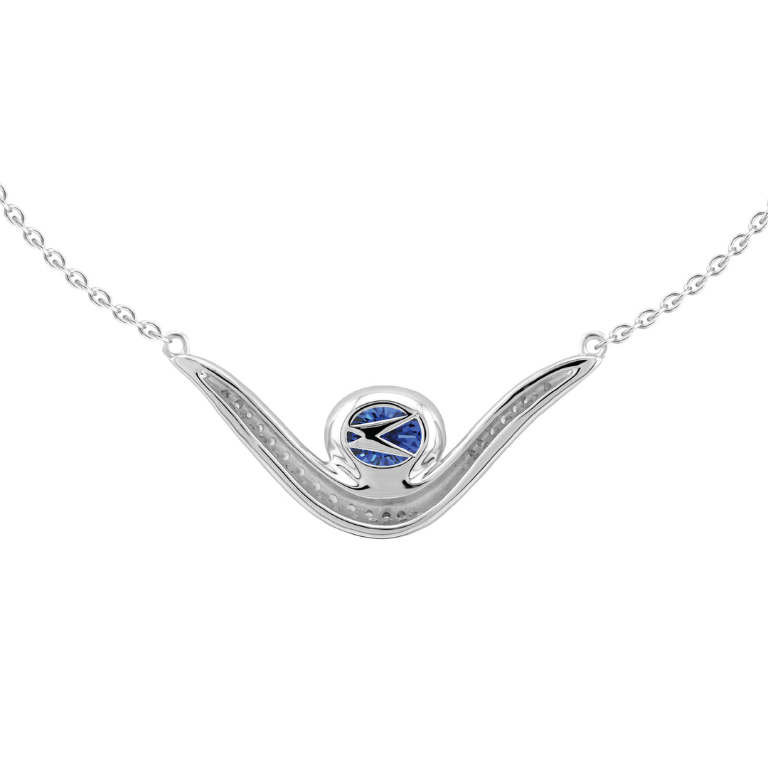 SIERRA Sculpted Pavé Contour Necklace - ARTĒ Madrid