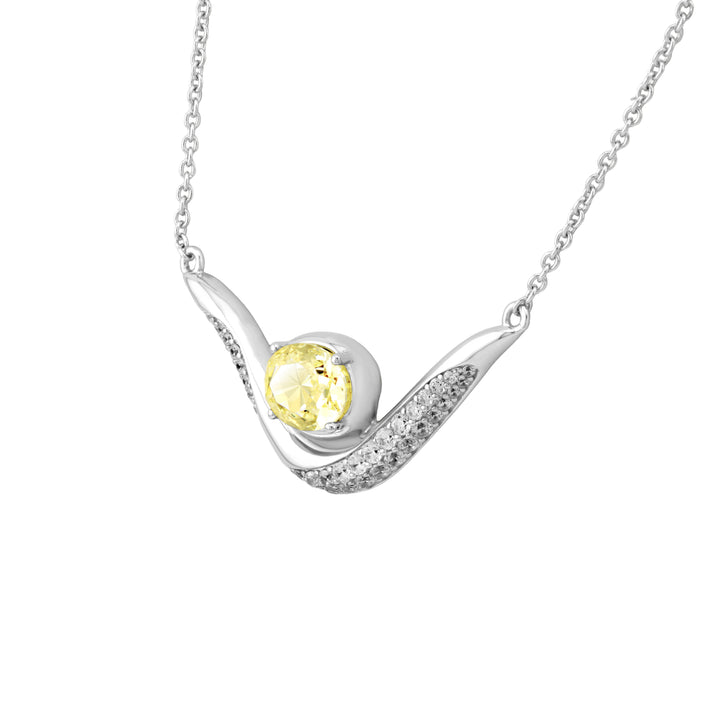 SIERRA Sculpted Pavé Contour Necklace - ARTĒ Madrid