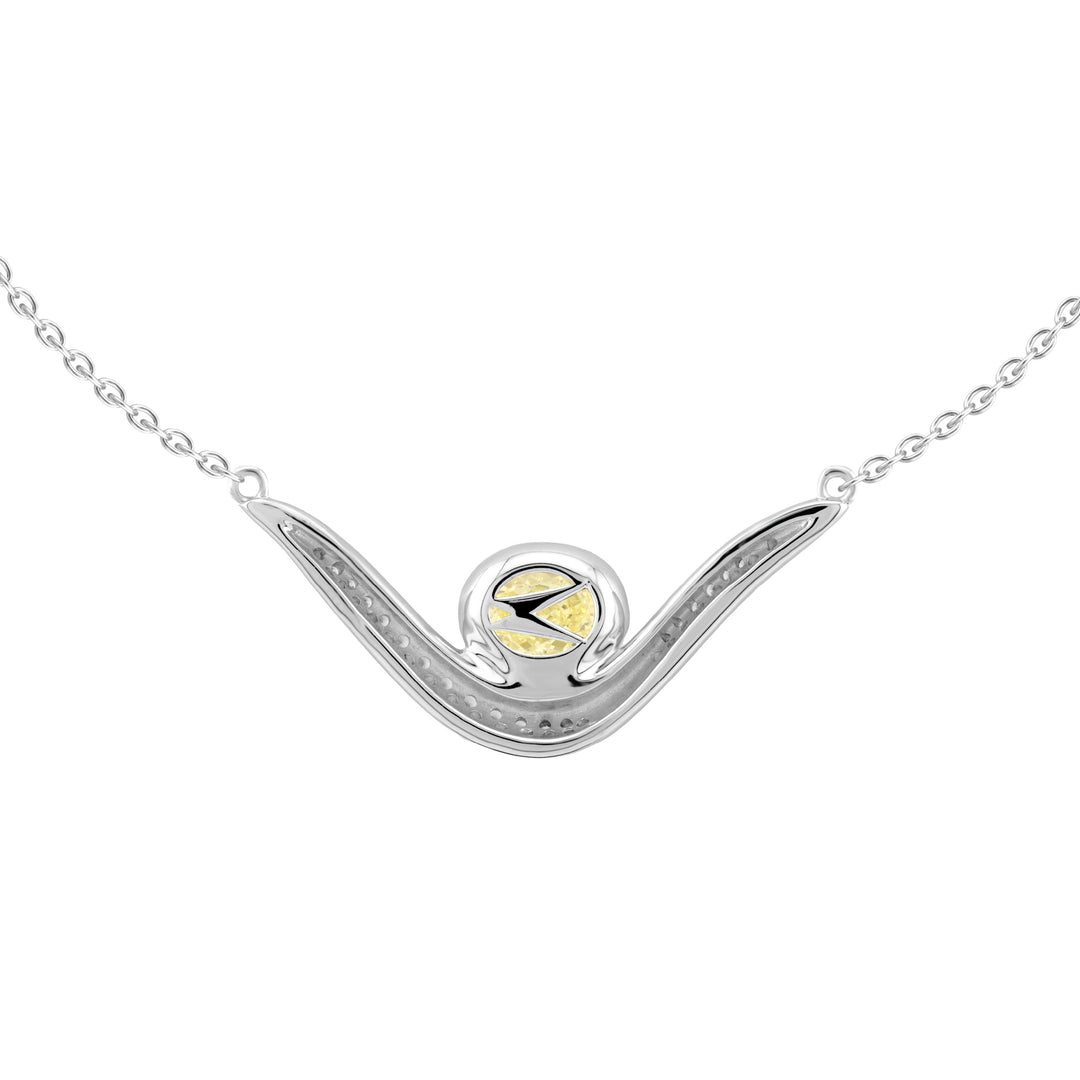 SIERRA Sculpted Pavé Contour Necklace - ARTĒ Madrid