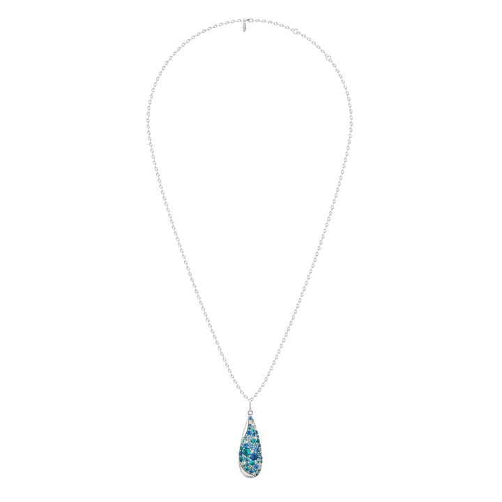 SIERRA Pavé Drop Pendant Necklace - ARTĒ Madrid