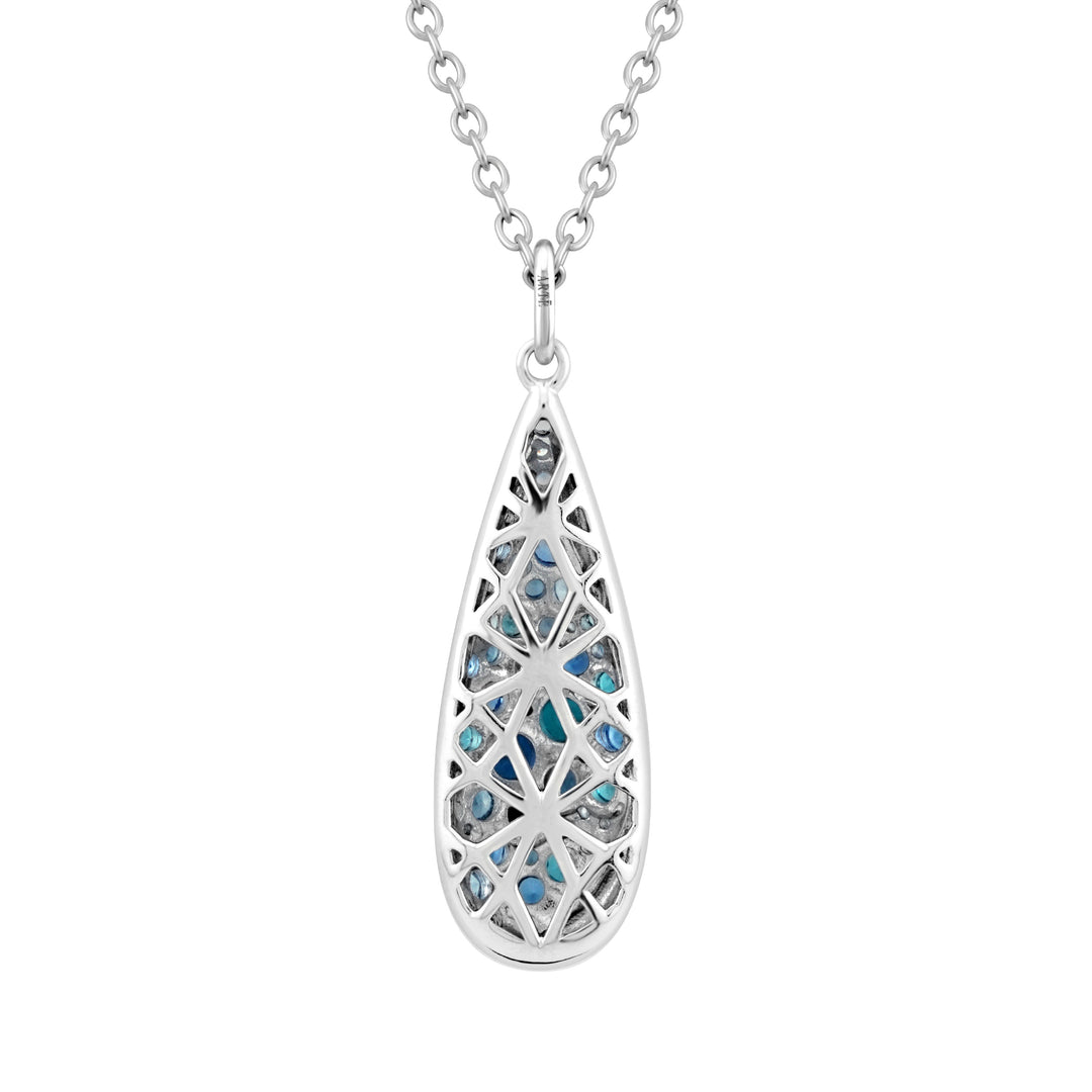 SIERRA Pavé Drop Pendant Necklace - ARTĒ Madrid