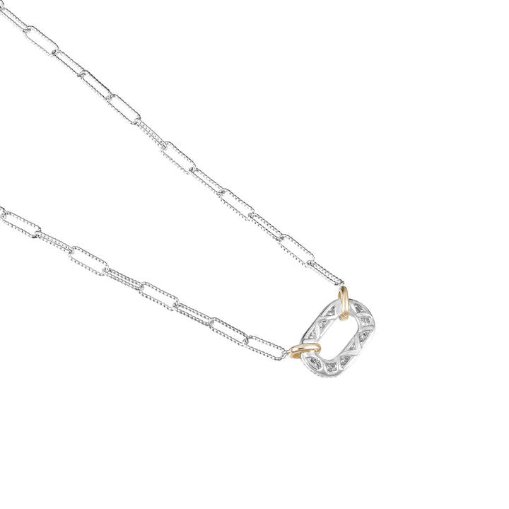 TOGGLE Puffy Oval Link Necklace - ARTĒ Madrid