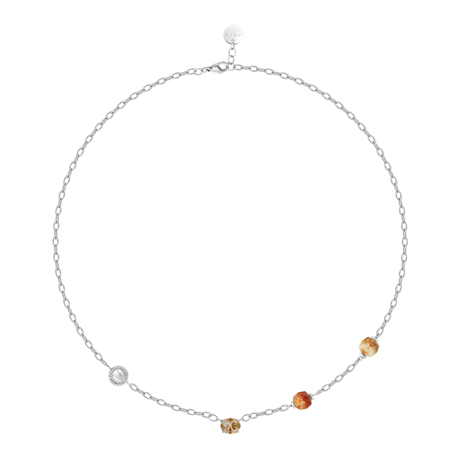 Beads of Gratitude Necklace - Champagne Orange - ART? Madrid