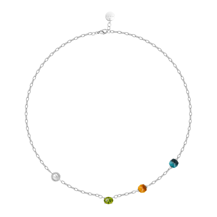 Beads of Gratitude Necklace - Peridot Green - ART? Madrid