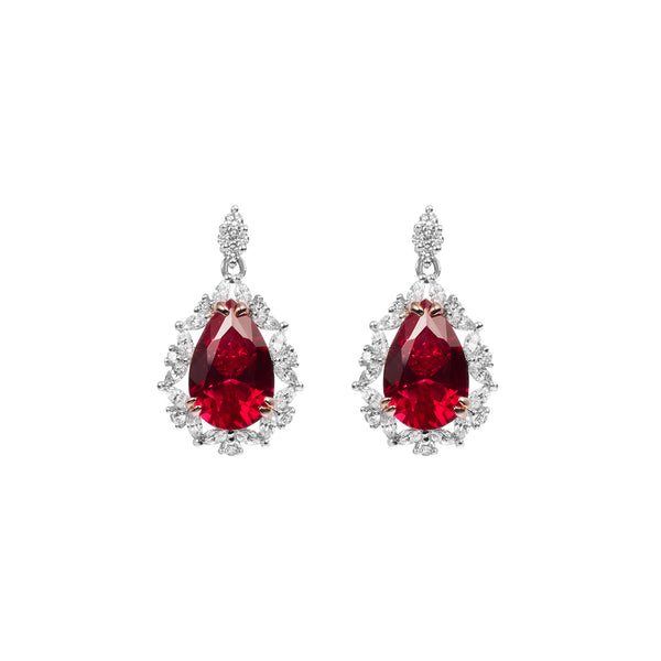 HERMOSA Ruby Red Earrings - ARTĒ Madrid