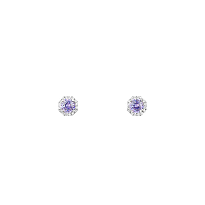 I'm 120V Exquisito Stud Earrings - Lavender Purple - ARTĒ Madrid