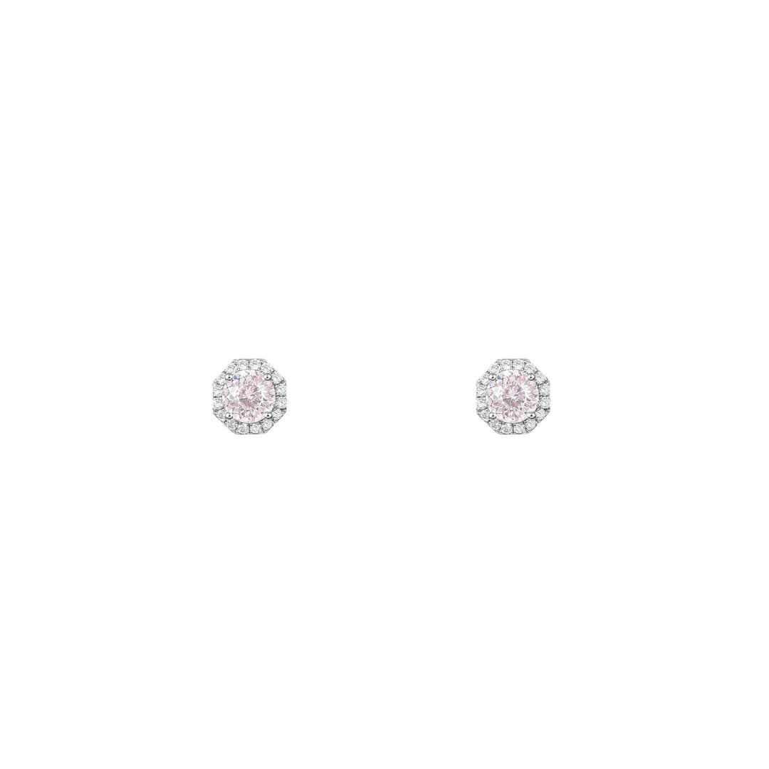 I'm 120V Exquisito Stud Earrings - Fancy Pink - ARTĒ Madrid