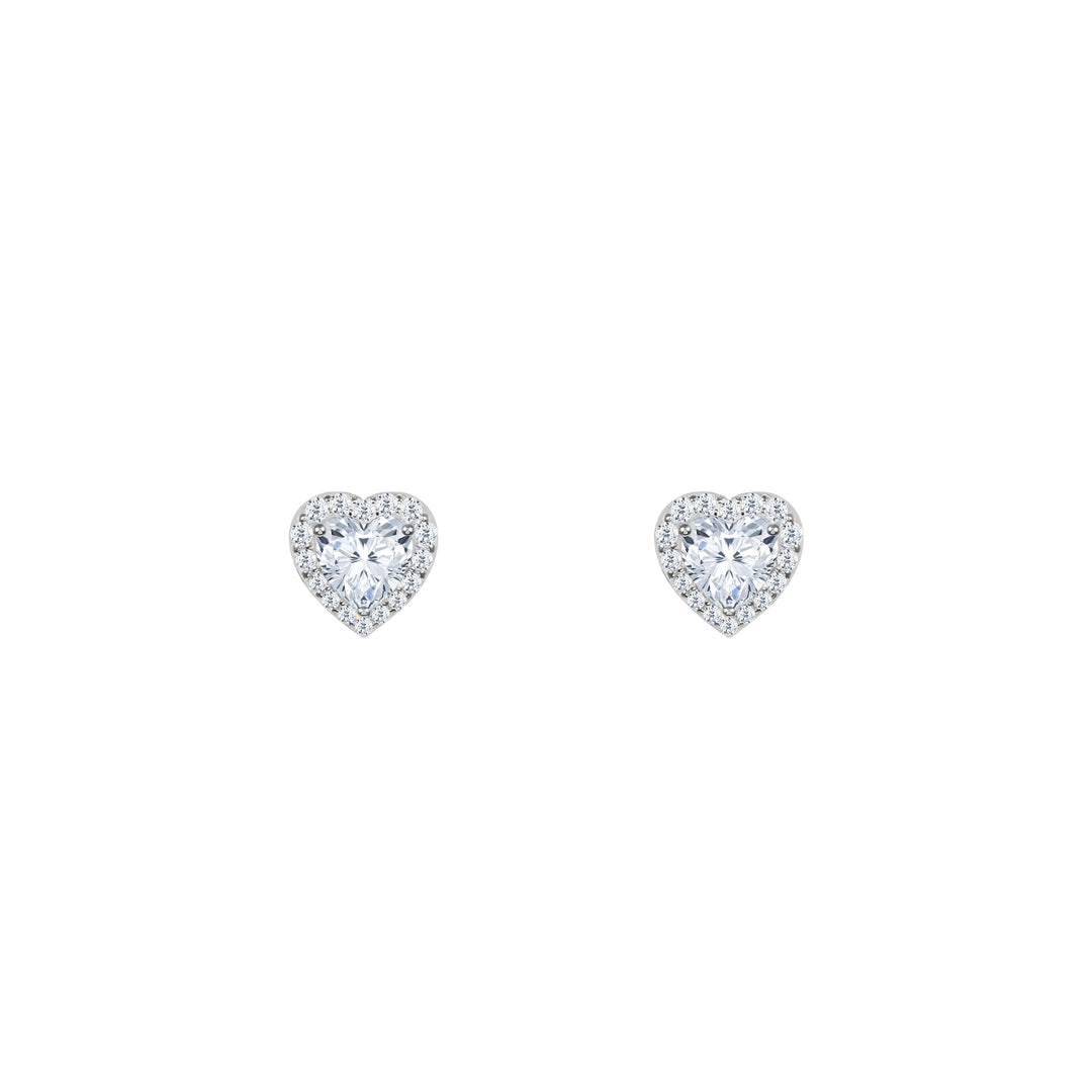 I'm 120V Encantador Stud Earrings - White - ARTĒ Madrid