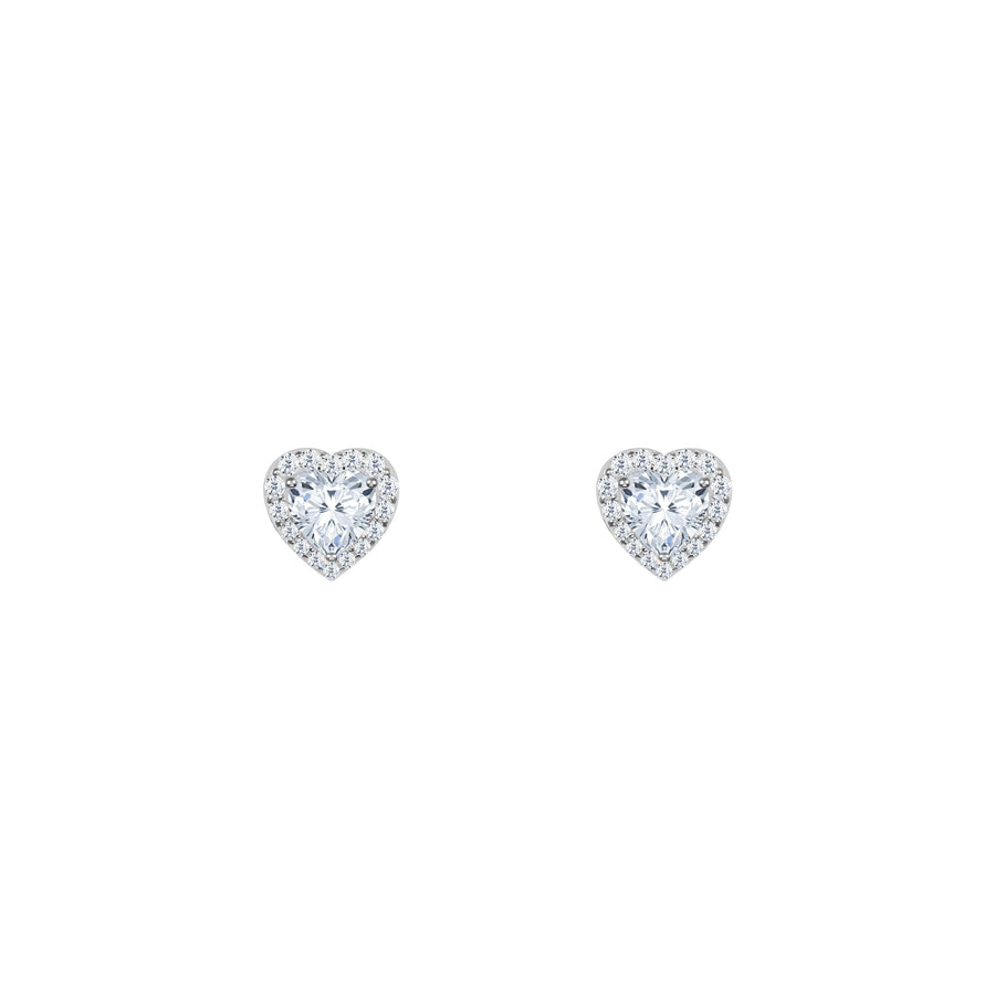 I'm 120V Encantador Stud Earrings - White - ARTĒ Madrid