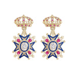 A to Z Crowning Glory Earrings