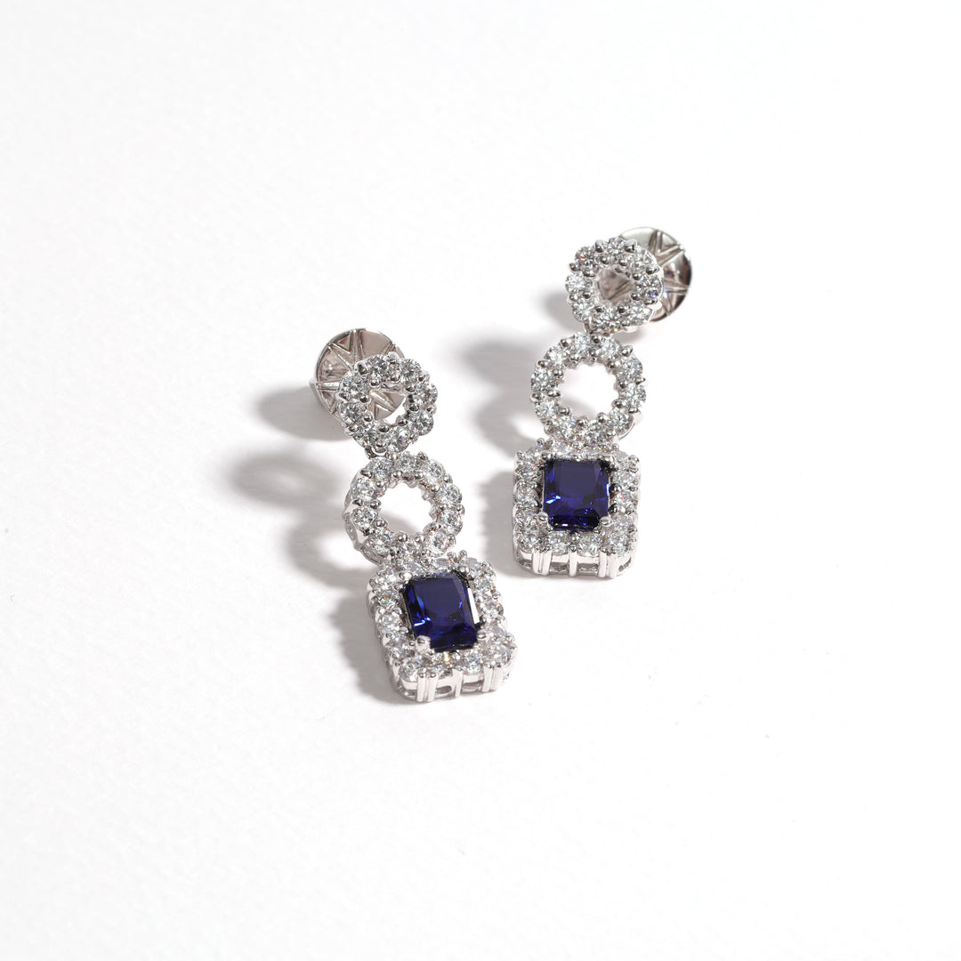 Hermosa Sapphire Blue Earrings