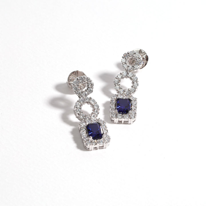 Hermosa Sapphire Blue Earrings