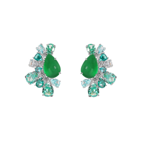 鈺 Yù Jadeite Earrings - ARTĒ Madrid