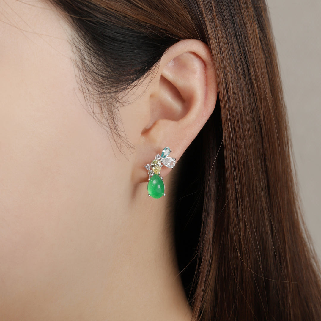鈺 Yù Jadeite Earrings