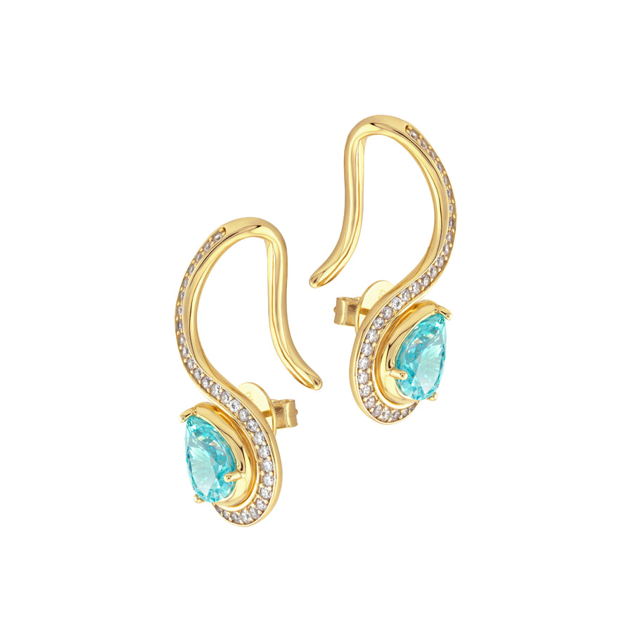 SIERRA Pavé Contour Climber Earrings - ARTĒ Madrid