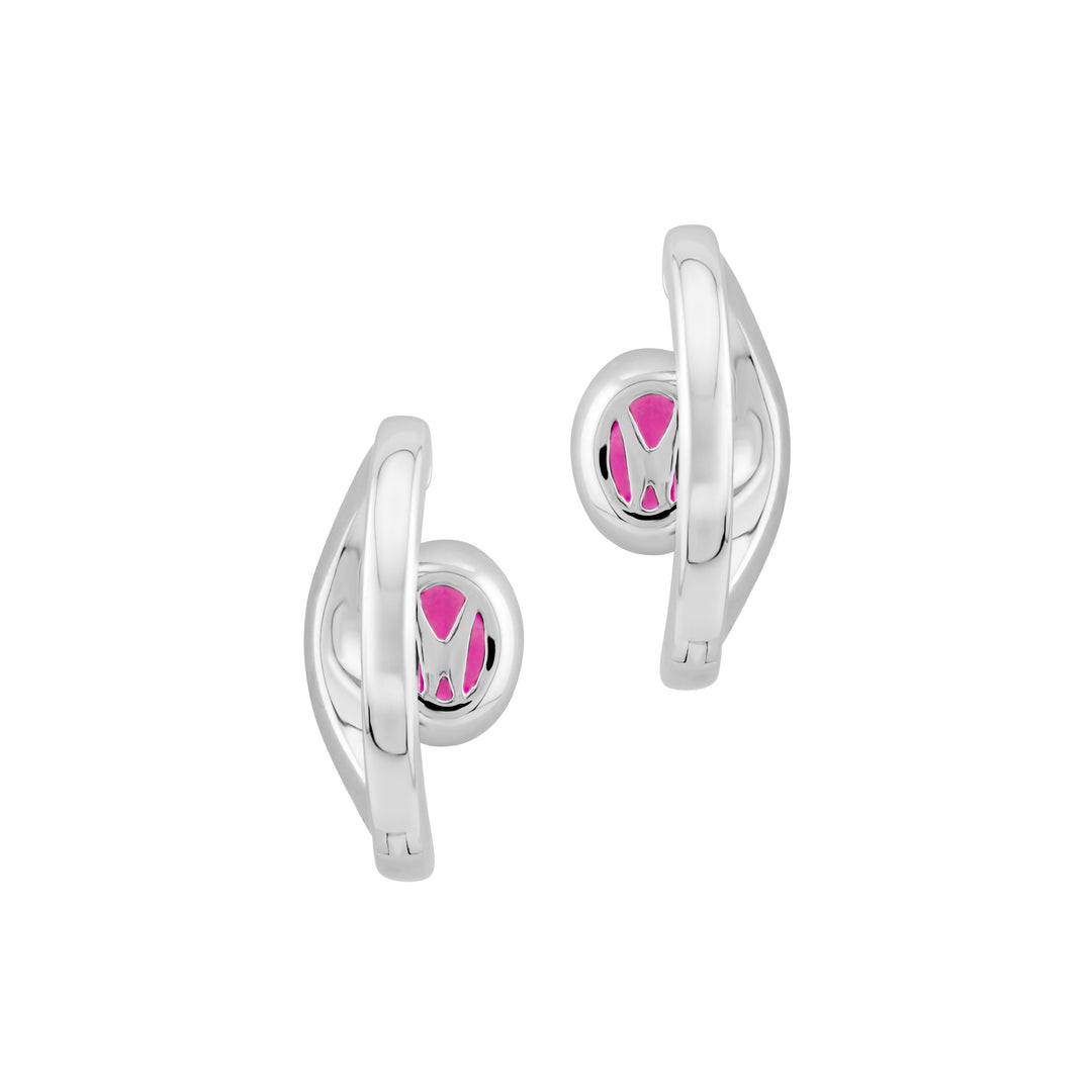 SIERRA Pavé Contour Hoop Earrings - ARTĒ Madrid