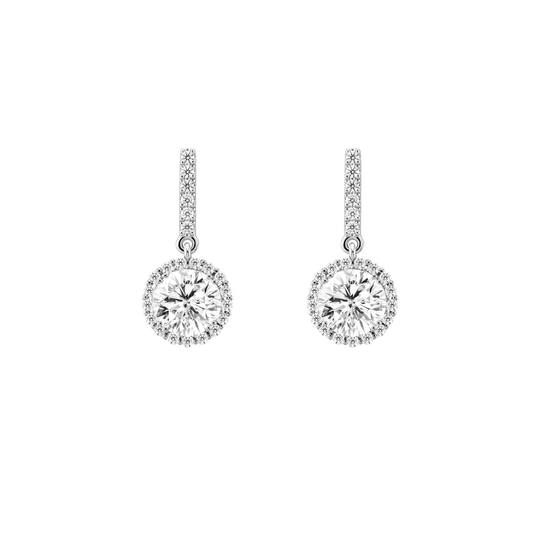 SIMPLE Round Drop Earrings