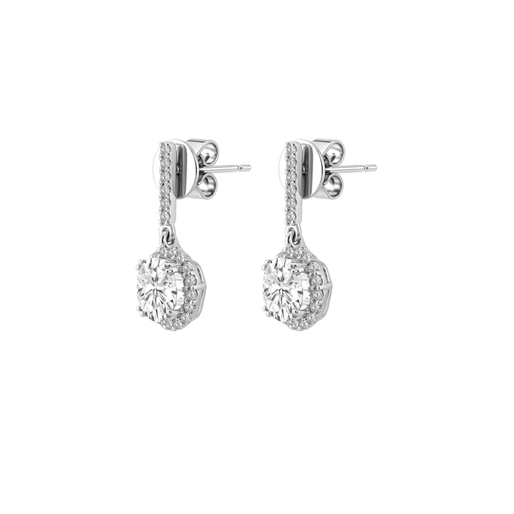 SIMPLE Round Drop Earrings