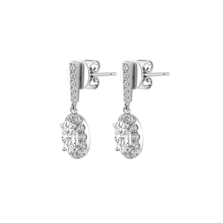 SIMPLE Oval Drop Earrings