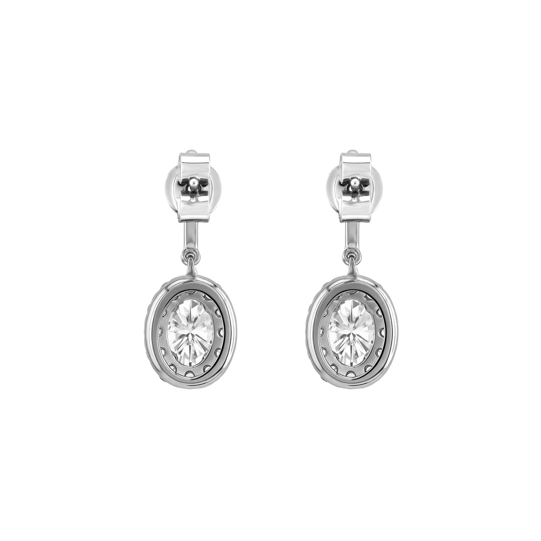SIMPLE Oval Drop Earrings