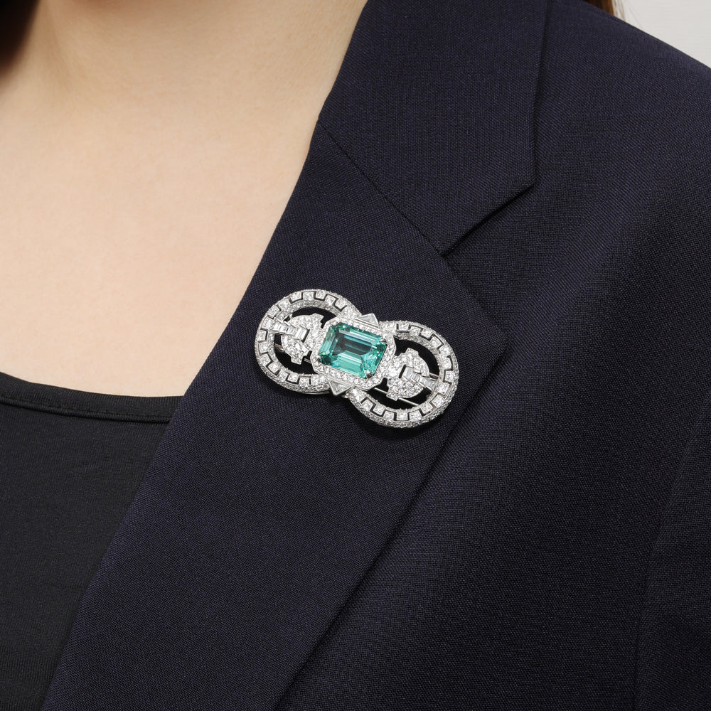 GALA Art Deco Convertible Brooch - ARTĒ Madrid