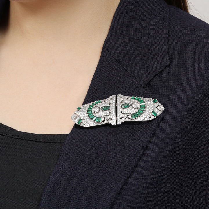 GALA Art Deco Convertible Brooch - ARTĒ Madrid