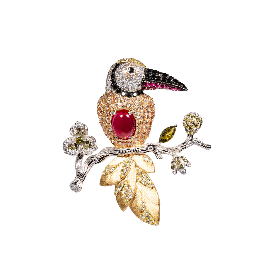 GALA Toucan Convertible Brooch - ARTĒ Madrid