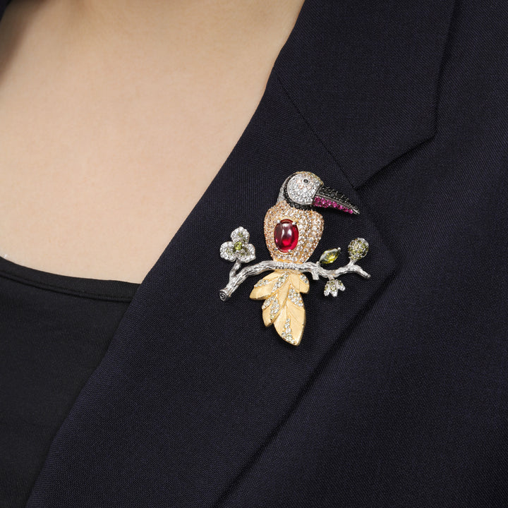GALA Toucan Convertible Brooch - ARTĒ Madrid