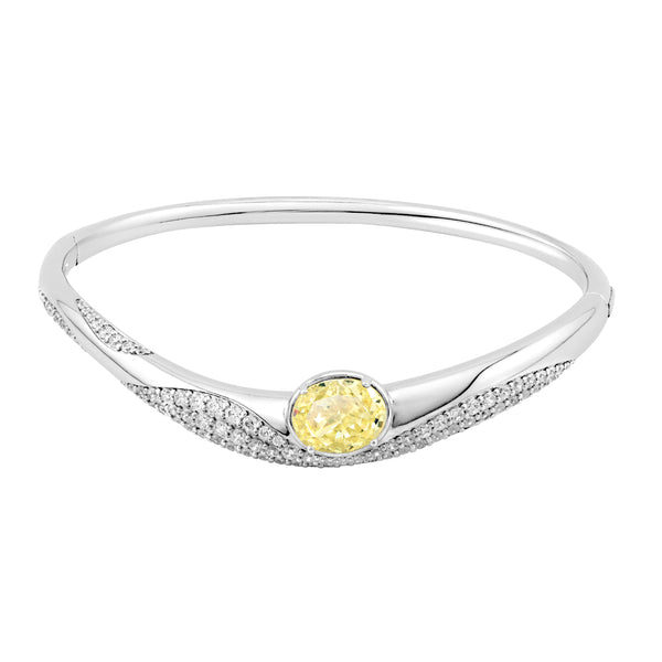 SIERRA Pavé Contour Bangle - ARTĒ Madrid