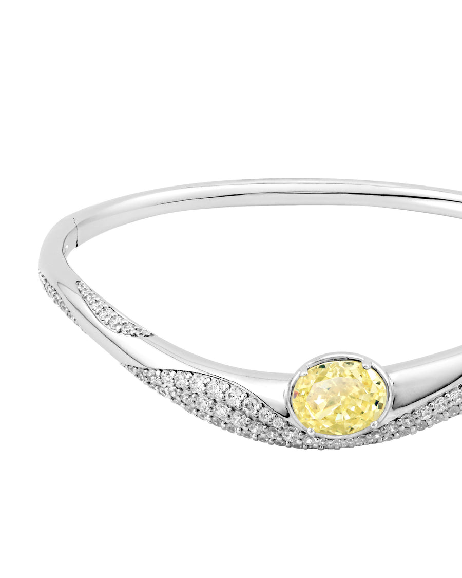 SIERRA Pavé Contour Bangle - ARTĒ Madrid