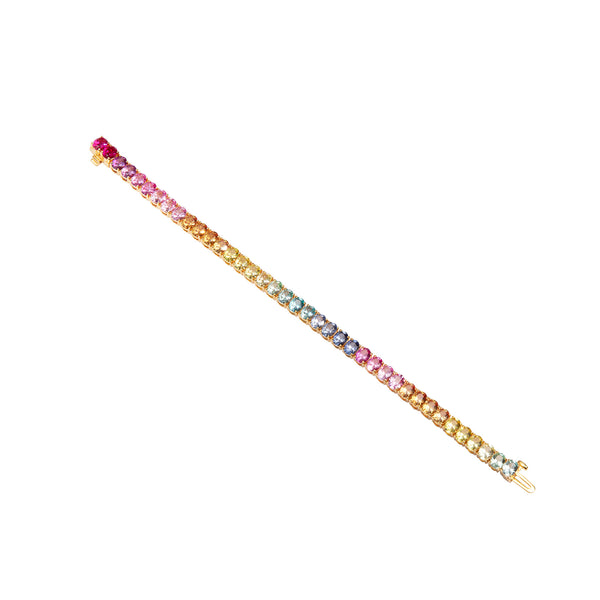 GEMMA Rainbow Tennis Bracelet - ARTĒ Madrid