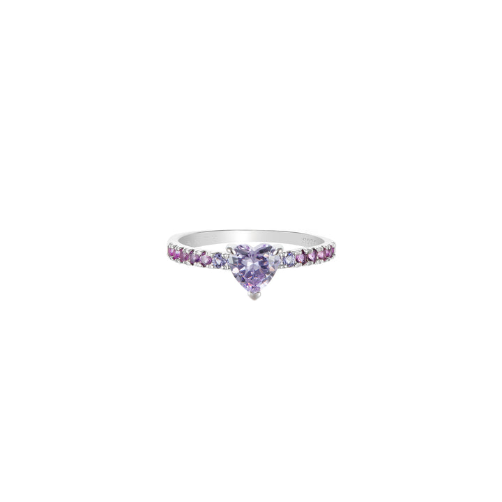 SPRINKLES Pavé Solitaire Ring