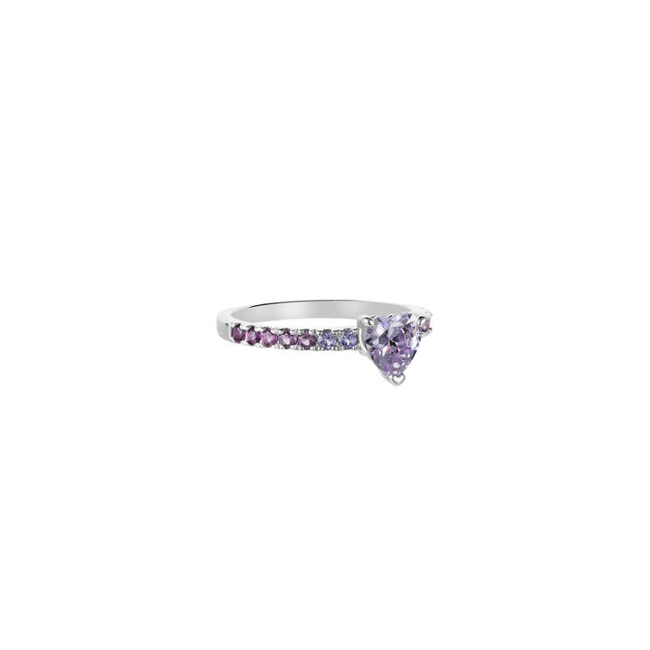 SPRINKLES Pavé Solitaire Ring