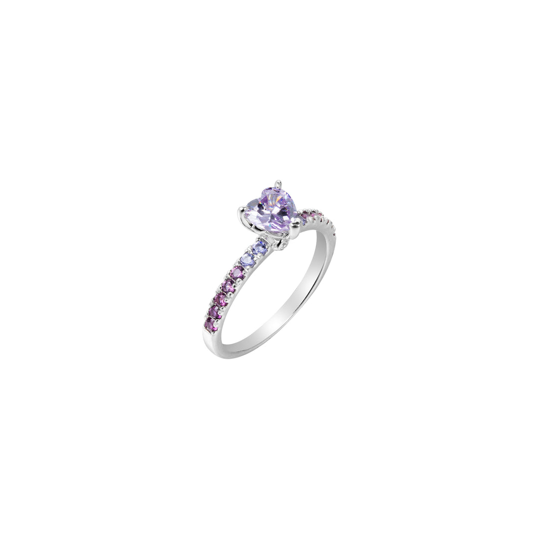 SPRINKLES Pavé Solitaire Ring