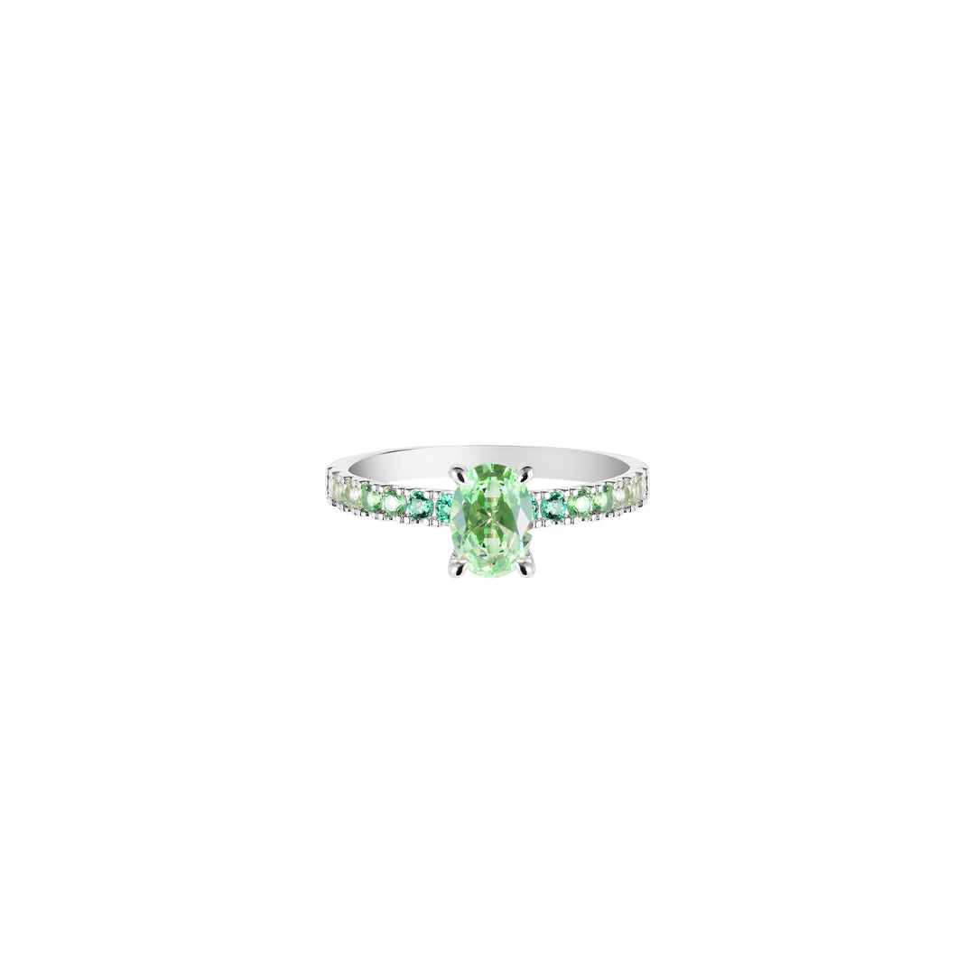 SPRINKLES Pavé Solitaire Ring