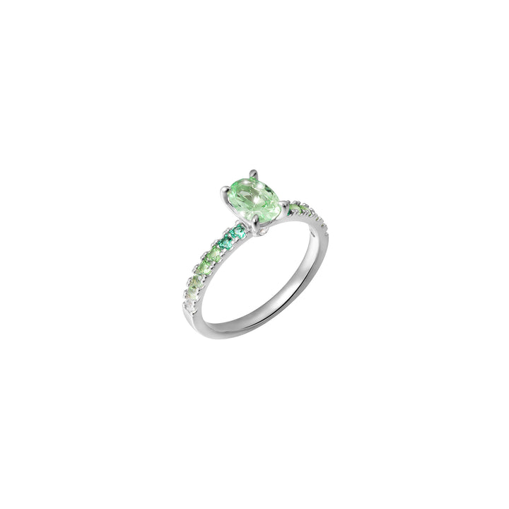SPRINKLES Pavé Solitaire Ring