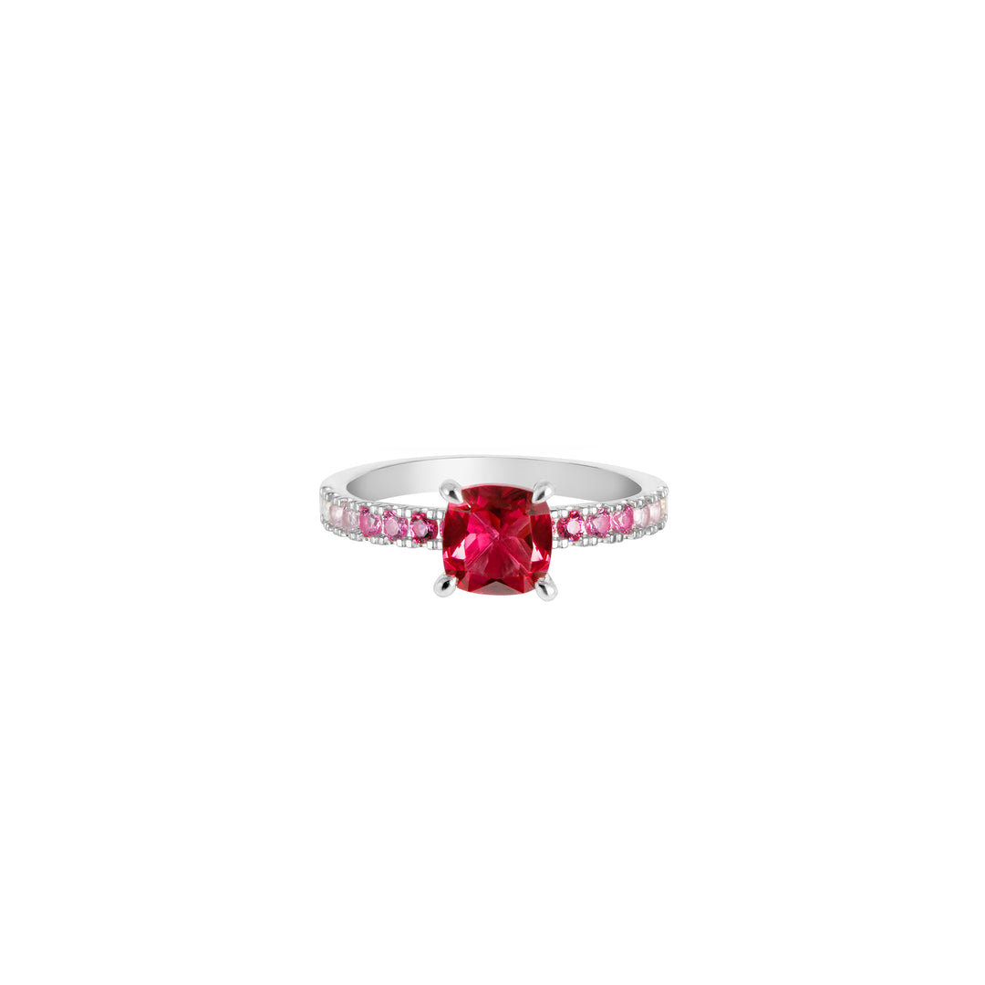 SPRINKLES Pavé Solitaire Ring