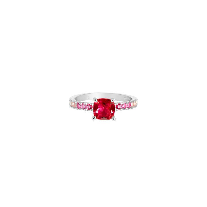 SPRINKLES Pavé Solitaire Ring