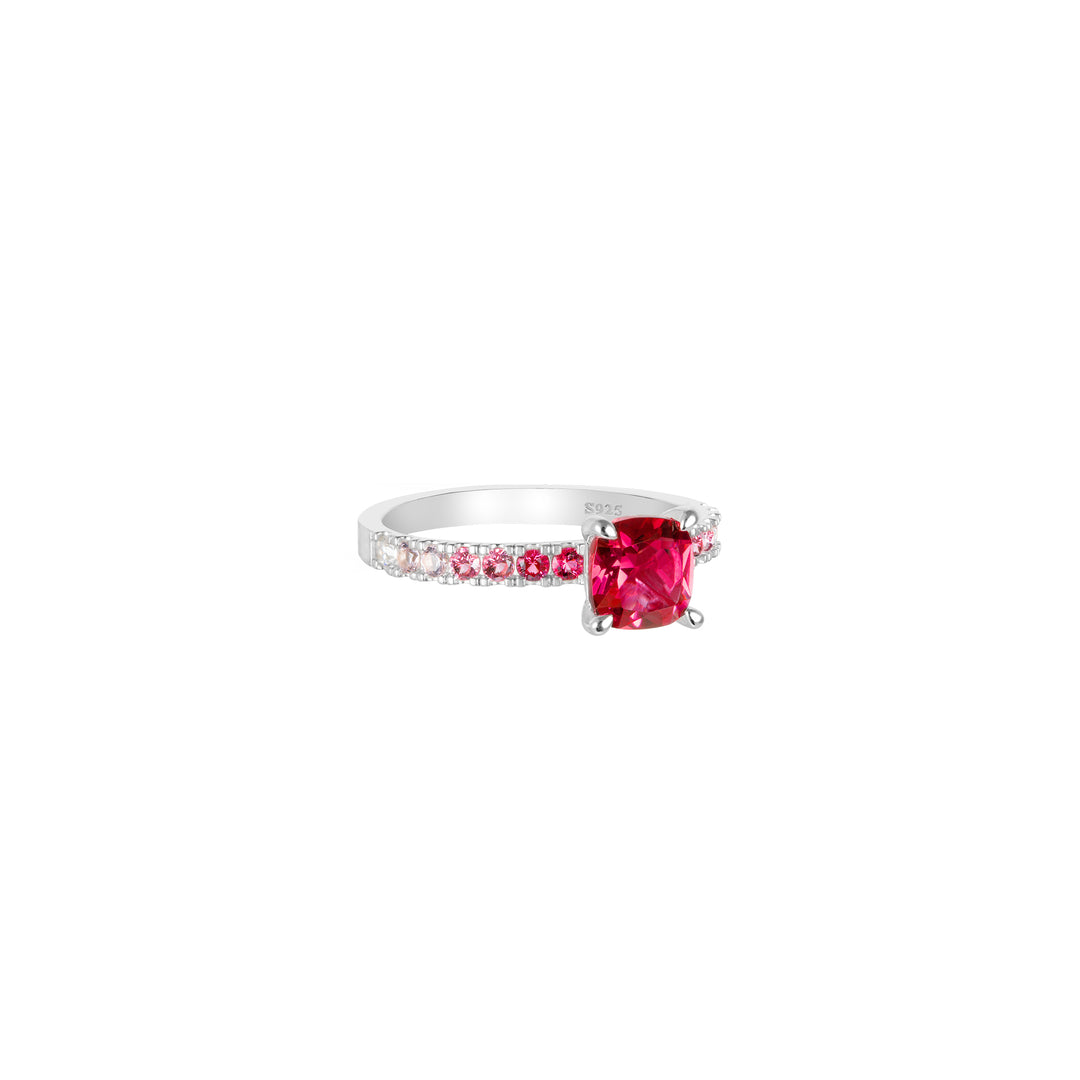 SPRINKLES Pavé Solitaire Ring