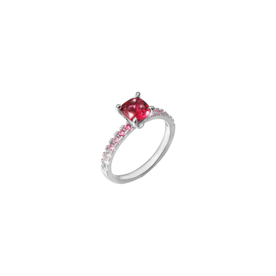 SPRINKLES Pavé Solitaire Ring