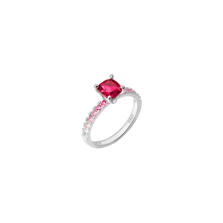 SPRINKLES Pavé Solitaire Ring