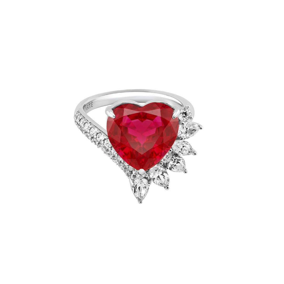 CASA REAL Insignia Heart Statement Ring