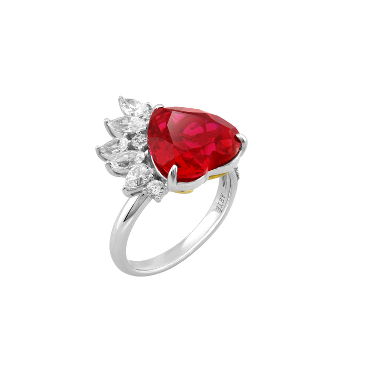 CASA REAL Insignia Heart Statement Ring