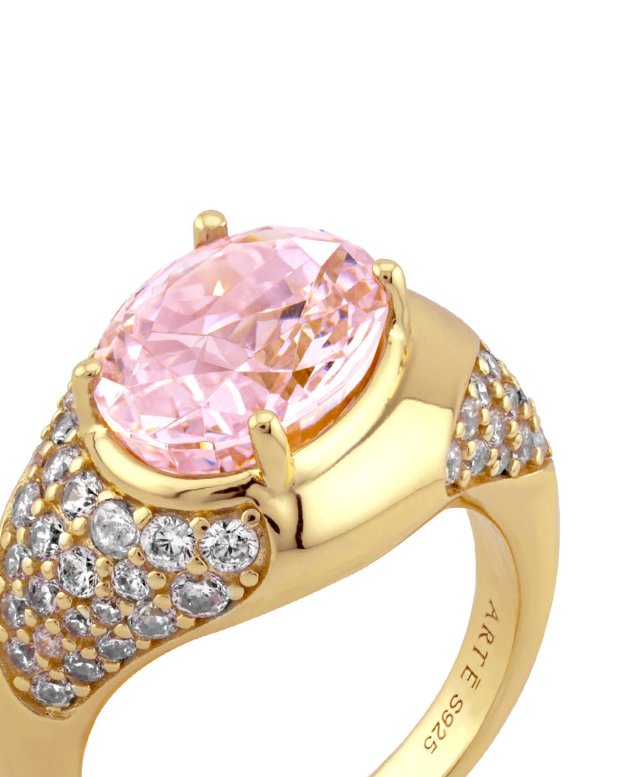 SIERRA Pavé Contour Statement Ring - ARTĒ Madrid